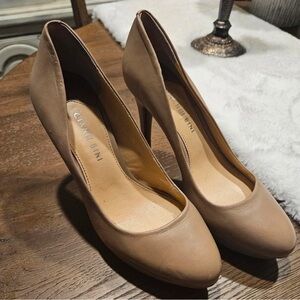 Gianvito Rossi Tan Leather Heels